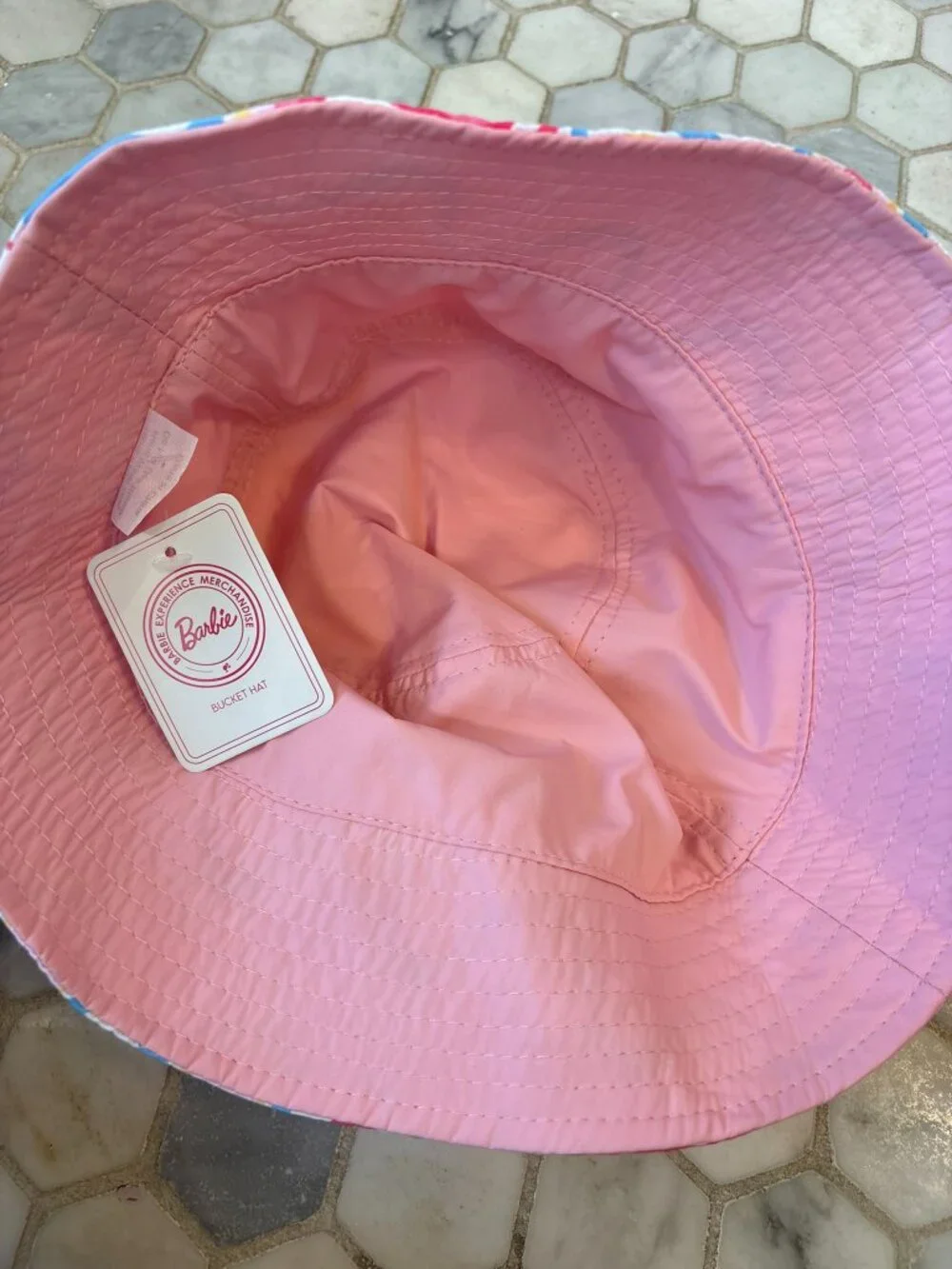 Barbie Bucket Hat Pink, new with tags